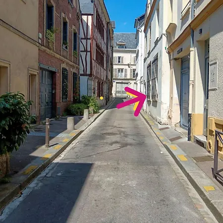 L'hauss'rouennais - Grand T2 Chic Prés De L'hôtel De De Rouen- Idéal Couple-pros Appartamento *