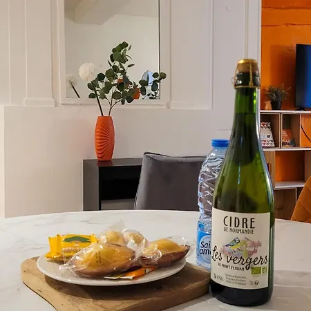 L'hauss'rouennais - Grand T2 Chic Prés De L'hôtel De De Rouen- Idéal Couple-pros Appartamento *